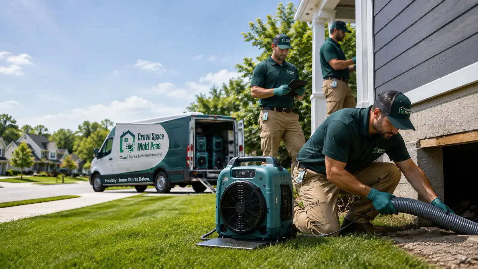 Crawl Space Mold Removal in Union, NE